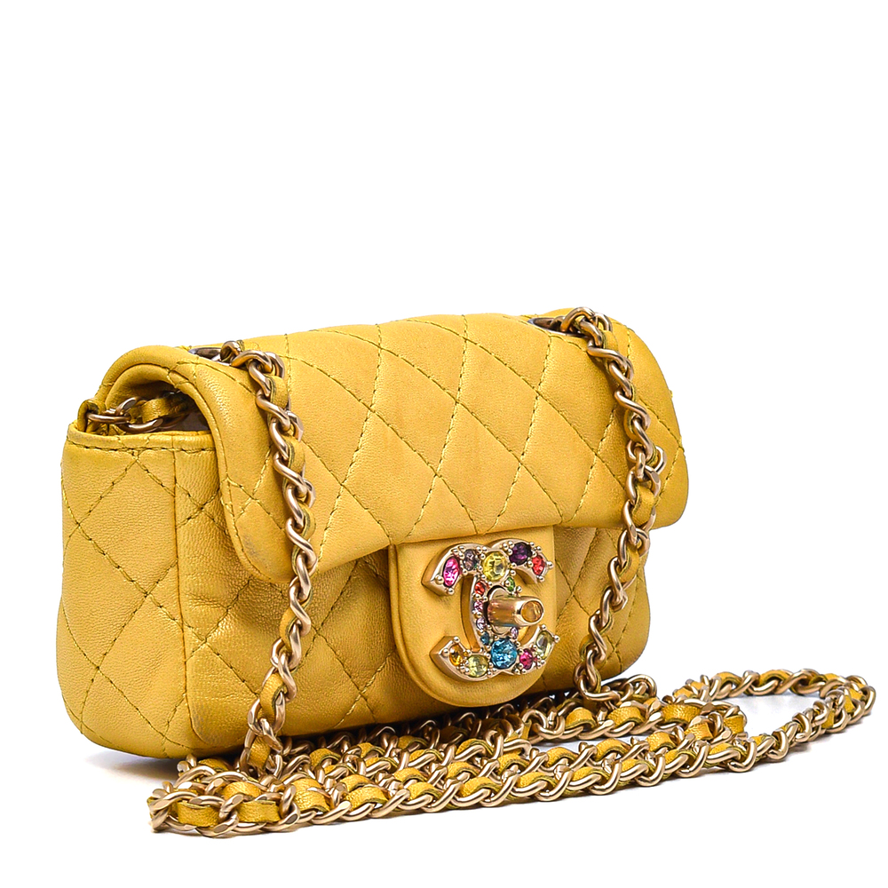 CHANEL GOLD CCロゴ クリアバッグ ll09421_chanel_cream_classic_f